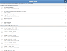 Tablet Screenshot of antiquefarmalltractors.org